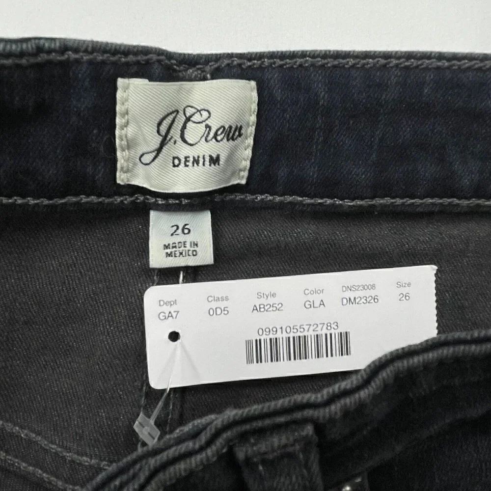 J. Crew Curvy Toothpick Skinny Jean Dark Wash NEW